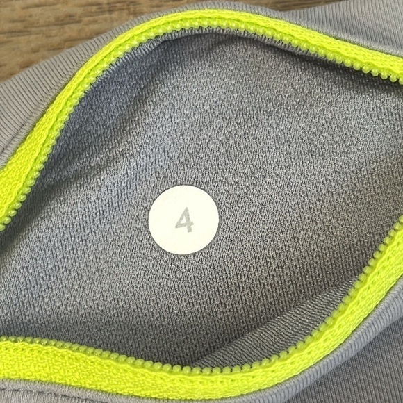 Lululemon Run Speed Short in Rad Plaid Lullaby Reflective / Ambient Grey, 4 - Picture 15 of 16